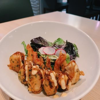 Miku - Ebi Fritters ($20.50 for 6 pieces) - Japanese Near Me - Vancouver, British Columbia Miku - Ebi Fritters ($20.50 for 6 pieces) - Japanese Near Me - Vancouver, British Columbia