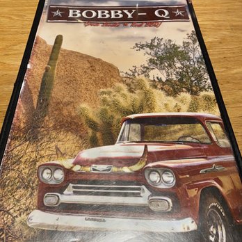 Bobby Q - Menu cover - Barbeque Near Me - Phoenix, Arizona Bobby Q - Menu cover - Barbeque Near Me - Phoenix, Arizona