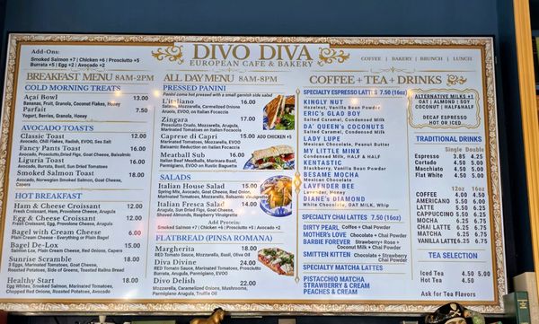 Menu photo 2 Divo Diva San Diego, CA Menu photo 2 Divo Diva San Diego, CA