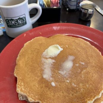 Sam's No 3 - Cream pancakes -- massive but they give you a choice of how many you want. - Breakfast & Brunch Near Me - Denver, Colorado Sam's No 3 - Cream pancakes -- massive but they give you a choice of how many you want. - Breakfast & Brunch Near Me - Denver, Colorado