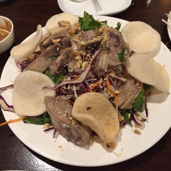 Pho Minh - Duck salad - I give this 6/10. Wish the duck was seasoned better - Vietnamese Near Me - Randolph, Massachusetts Pho Minh - Duck salad - I give this 6/10. Wish the duck was seasoned better - Vietnamese Near Me - Randolph, Massachusetts