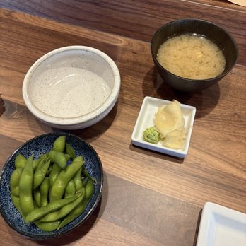 Saijo - Los Angeles - Culver City - Edamame and Miso Soup - Japanese Near Me - Los Angeles, California