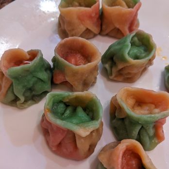 Amazing Dumplings - Coral ma po tofu dumplings - these were a bit spicy (in the good delicious kind of way) - Chinese Near Me - Pittsburgh, Pennsylvania