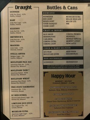 Menu photo 2 Conroy's Public House Overland Park, KS