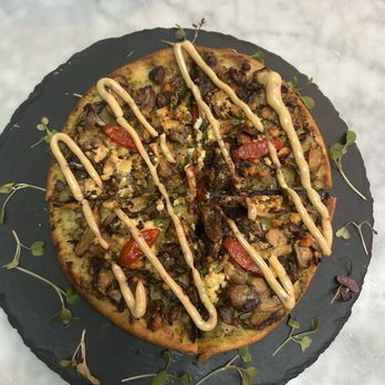 Bonsaii Tapas & Wine Bar - Portobello flatbread - Tapas Bars Near Me - New York, New York Bonsaii Tapas & Wine Bar - Portobello flatbread - Tapas Bars Near Me - New York, New York
