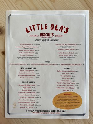Menu photo 5 Little Ola's Biscuits Austin, TX Menu photo 5 Little Ola's Biscuits Austin, TX