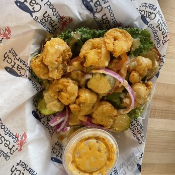 The AMP - Shrimp Po Boy from Caplingler's - Public Markets Near Me - Indianapolis, Indiana The AMP - Shrimp Po Boy from Caplingler's - Public Markets Near Me - Indianapolis, Indiana