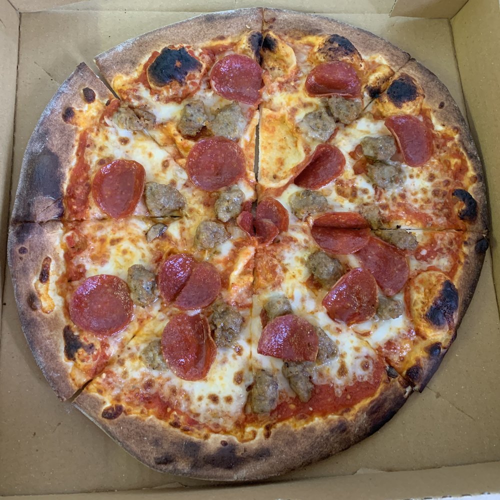 All Fired Up Brick Oven Pizza - Pepperoni and sausage pizza - Street Vendors Near Me - Baltimore, Maryland All Fired Up Brick Oven Pizza - Pepperoni and sausage pizza - Street Vendors Near Me - Baltimore, Maryland