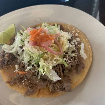 El Molcajete - Tostada - Mexican Near Me - Marathon, Florida