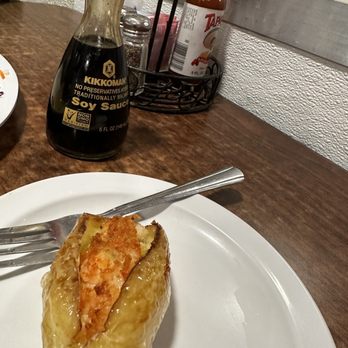 El Mexicali Cafe - Yellow pepper stuffed with little shrimp and rice. Yum - Mexican Near Me - Indio, California El Mexicali Cafe - Yellow pepper stuffed with little shrimp and rice. Yum - Mexican Near Me - Indio, California