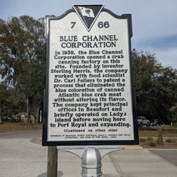 Blue Channel Corporation Historical Marker - Blue Channel Corporation Historical Marker, Port Royal