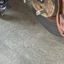 Stripped wheel stud that was supposedly replaced Stripped wheel stud that was supposedly replaced