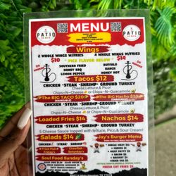 Tutti Treats - Food menu
