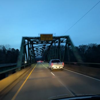 Elk River Bridge - Elk River Bridge, heading east at dawn - Landmarks & Historical Buildings Near Me - Rogersville, Alabama Elk River Bridge - Elk River Bridge, heading east at dawn - Landmarks & Historical Buildings Near Me - Rogersville, Alabama