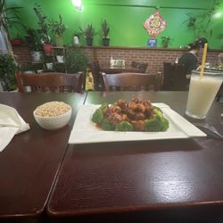 Co Co Lin Vegetarian House - M10. General Tso's Chicken B11. Frozen Fruit Drink