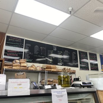 Bara's Deli - Menu and how to order instructions above deli window. - Delis Near Me - San Leandro, California