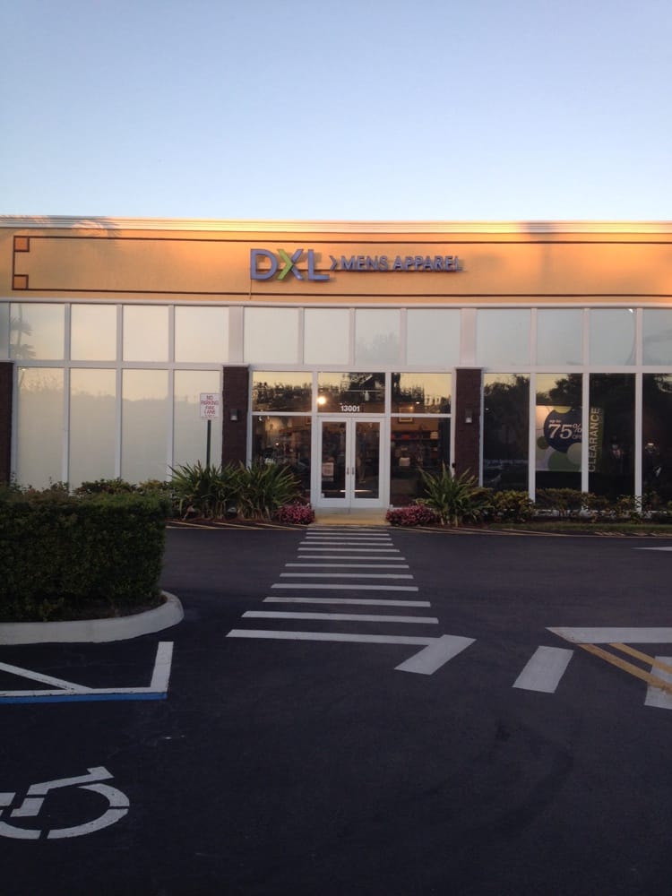 DXL 13001 W Sunrise Bvld, Sunrise, Florida Men's Clothing Phone