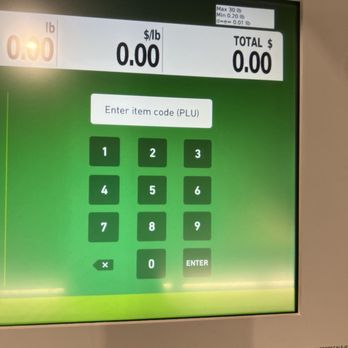 Amazon Fresh - Easy instructions at the scales in produce section - Grocery Near Me - Torrance, California