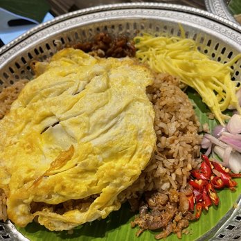 Basil - Shrimp paste fried rice aka bagoong rice - Thai Near Me - Quezon City, NCR