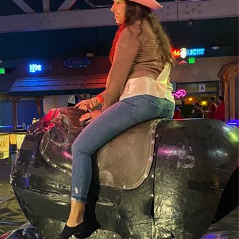 Temecula Stampede - Birthday girl ridin' the bull - Dance Clubs Near Me - Temecula, California