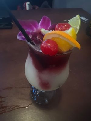 Photo of Red Star Cocktail Lounge - Richton Park, IL, US. Frozen sangria