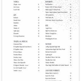 Spirit list