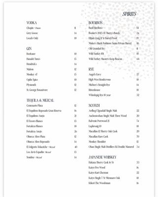 Menu photo 2 Senia Honolulu, HI Menu photo 2 Senia Honolulu, HI