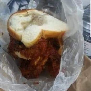 Side Chicks Chicken Trap - a sandwich wrapped in plastic - Chicken Shop Near Me - Columbus, Georgia Side Chicks Chicken Trap - a sandwich wrapped in plastic - Chicken Shop Near Me - Columbus, Georgia