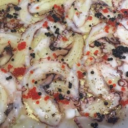 El Centro - Carpaccio de pulpo. Muy rico