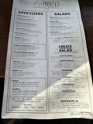 Menu photo 1 Five Points Public House Albemarle, NC Menu photo 1 Five Points Public House Albemarle, NC