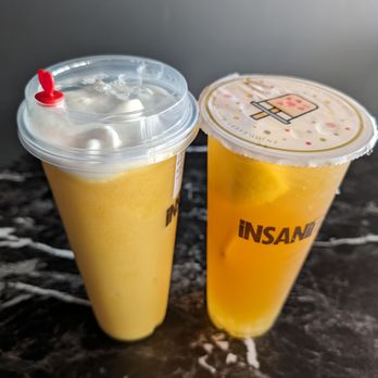 Insanitea Boba - Mango Haven and Kumquat My Heart - Bubble Tea Near Me - Clovis, California