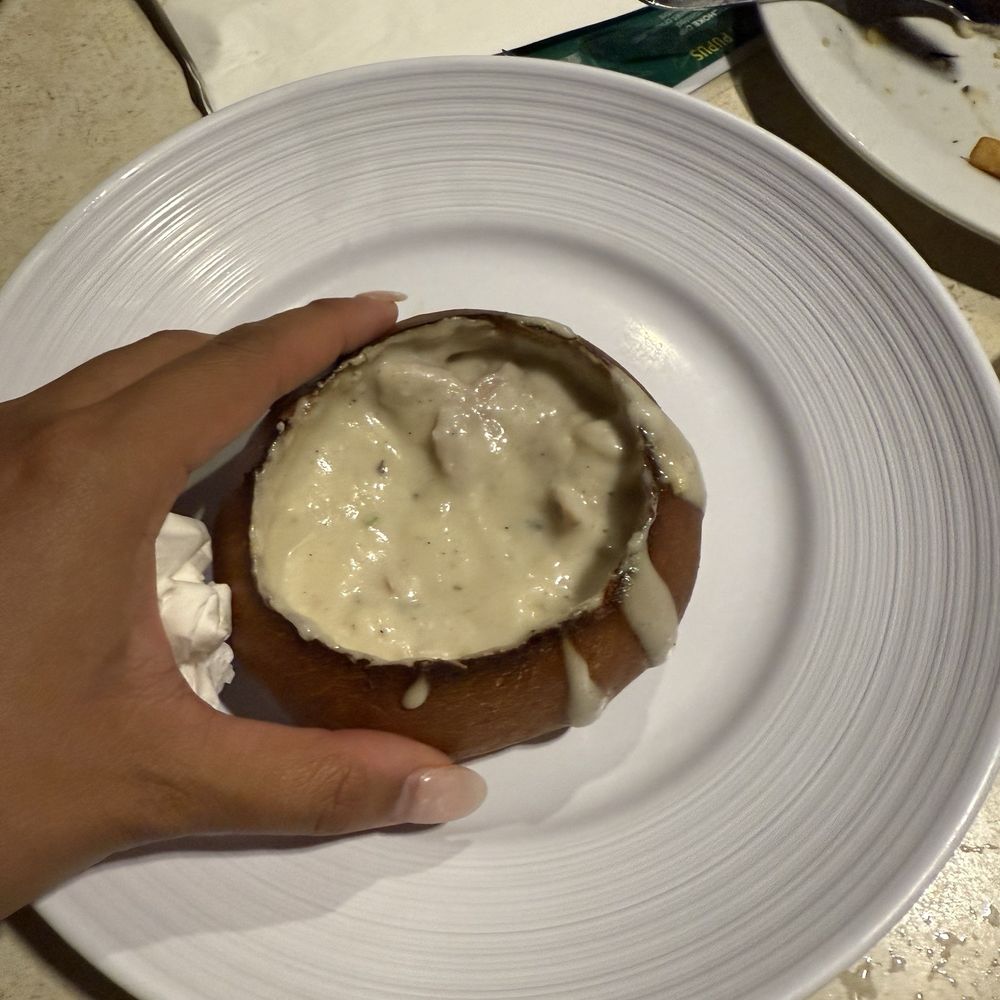 Nico's Pier 38 - Literally the smallest bread bowl I've seen and inside of it is half bread . 17$ not worth. Fisherman's stew. 0/10 - Seafood Near Me - Honolulu, Hawaii