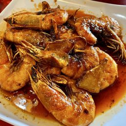 Braised shrimp Braised shrimp