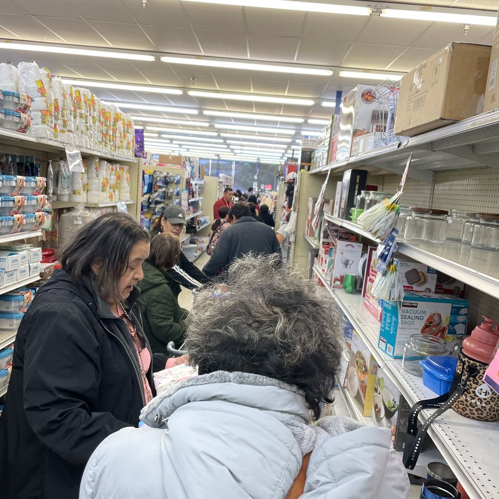 Customers waiting