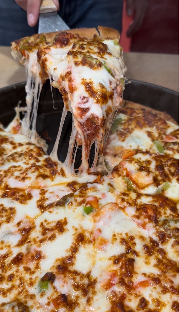 Food from Chicago Deep Dish PIzza