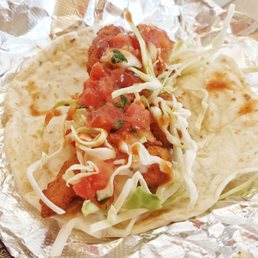 Shrimp soft taco. Shrimp soft taco.