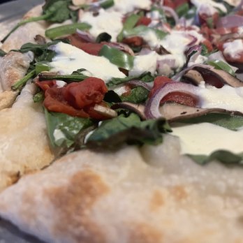 Fetta Specialty Pizza & Spirits - Veggie Pizza (sub mozzarella for ricotta) - Salad Near Me - Owensboro, Kentucky Fetta Specialty Pizza & Spirits - Veggie Pizza (sub mozzarella for ricotta) - Salad Near Me - Owensboro, Kentucky