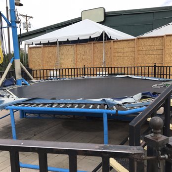 Adventure Zone - The condition of this trampoline made me worry it was unsafe. - Amusement Parks Near Me - El Paso, Texas