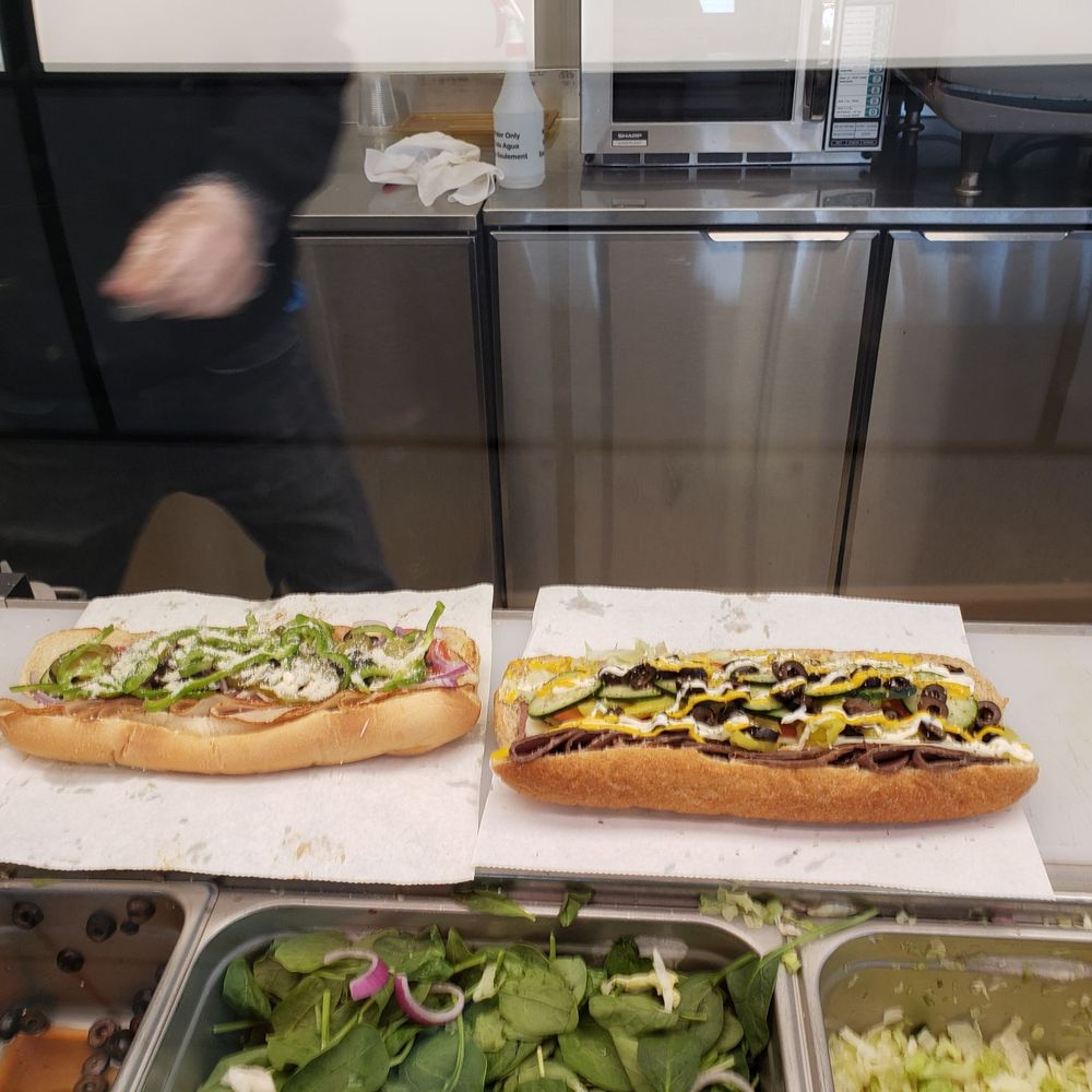 Subway - two hot dogs with toppings and a salad - Sandwiches Near Me - Whitefish, Montana Subway - two hot dogs with toppings and a salad - Sandwiches Near Me - Whitefish, Montana