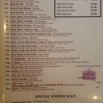 Simply Pho - Menu - Vietnamese Near Me - Houston, Texas