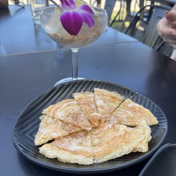 Lemongrass by Sip Saam Thai - Roti - pastry with condensed milk and cocoa sprinkle - Thai Near Me - Cedar Park, Texas Lemongrass by Sip Saam Thai - Roti - pastry with condensed milk and cocoa sprinkle - Thai Near Me - Cedar Park, Texas