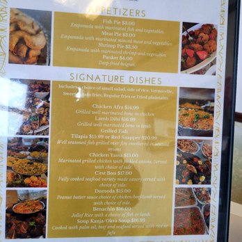 Dijah’s Kitchen - Menu - African Near Me - Lynnwood, Washington