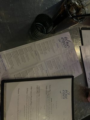 Menu photo 1 Blue Eyes Restaurant Hoboken, NJ