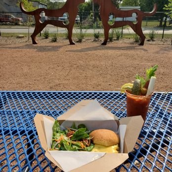 The Boneyard - Bloody mary and a burger! - Beer Gardens Near Me - Madison, Wisconsin The Boneyard - Bloody mary and a burger! - Beer Gardens Near Me - Madison, Wisconsin