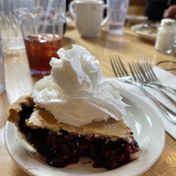 Loula's Cafe - Huckleberry Mixed Berry with Hucks Pie! - Breakfast & Brunch Near Me - Whitefish, Montana