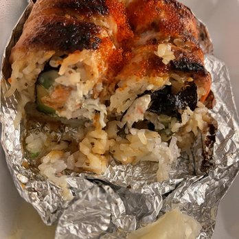 Yo Sushi - BURNT Lion King Roll - Sushi Bars Near Me - Vallejo, California Yo Sushi - BURNT Lion King Roll - Sushi Bars Near Me - Vallejo, California