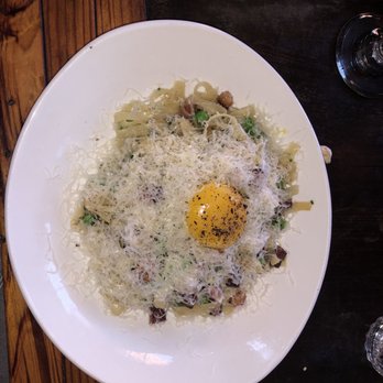 a mano - Carbonara with gluten free pasta - Italian Near Me - Atlanta, Georgia a mano - Carbonara with gluten free pasta - Italian Near Me - Atlanta, Georgia