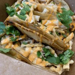 Teriyaki Wonton Chicken tacos