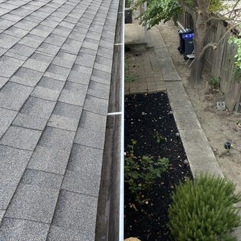 Stanley SureFit Solutions - This area of the gutter was ripped off the building, and Walter reattached it, leaving it stronger than before - Handyman Near Me - Pleasanton, California Stanley SureFit Solutions - This area of the gutter was ripped off the building, and Walter reattached it, leaving it stronger than before - Handyman Near Me - Pleasanton, California