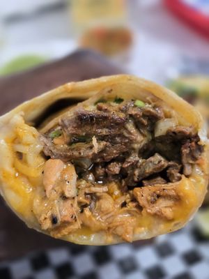 Martins Famous Street Tacos - Chicken and carne asada super burrito - Gold River, CA